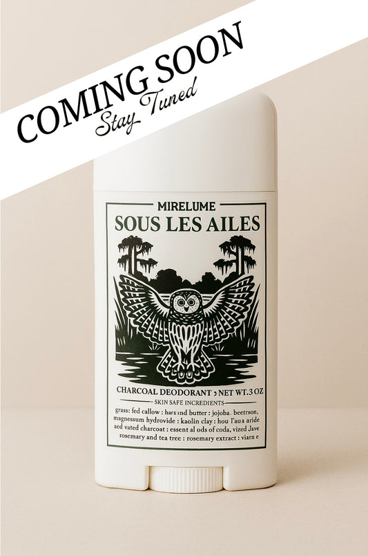 COMING SOON - Sous Les Ailes Charcoal Deodorant