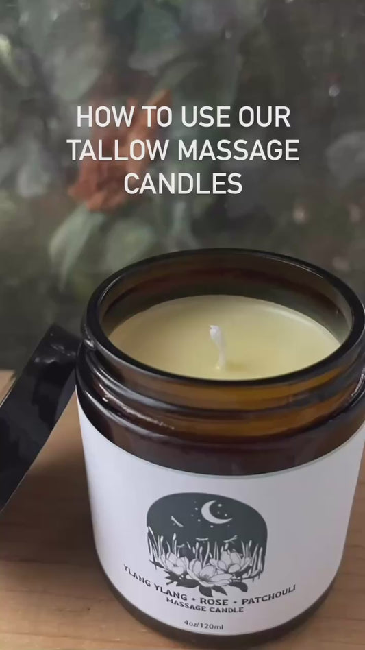 Tallow Massage Candle